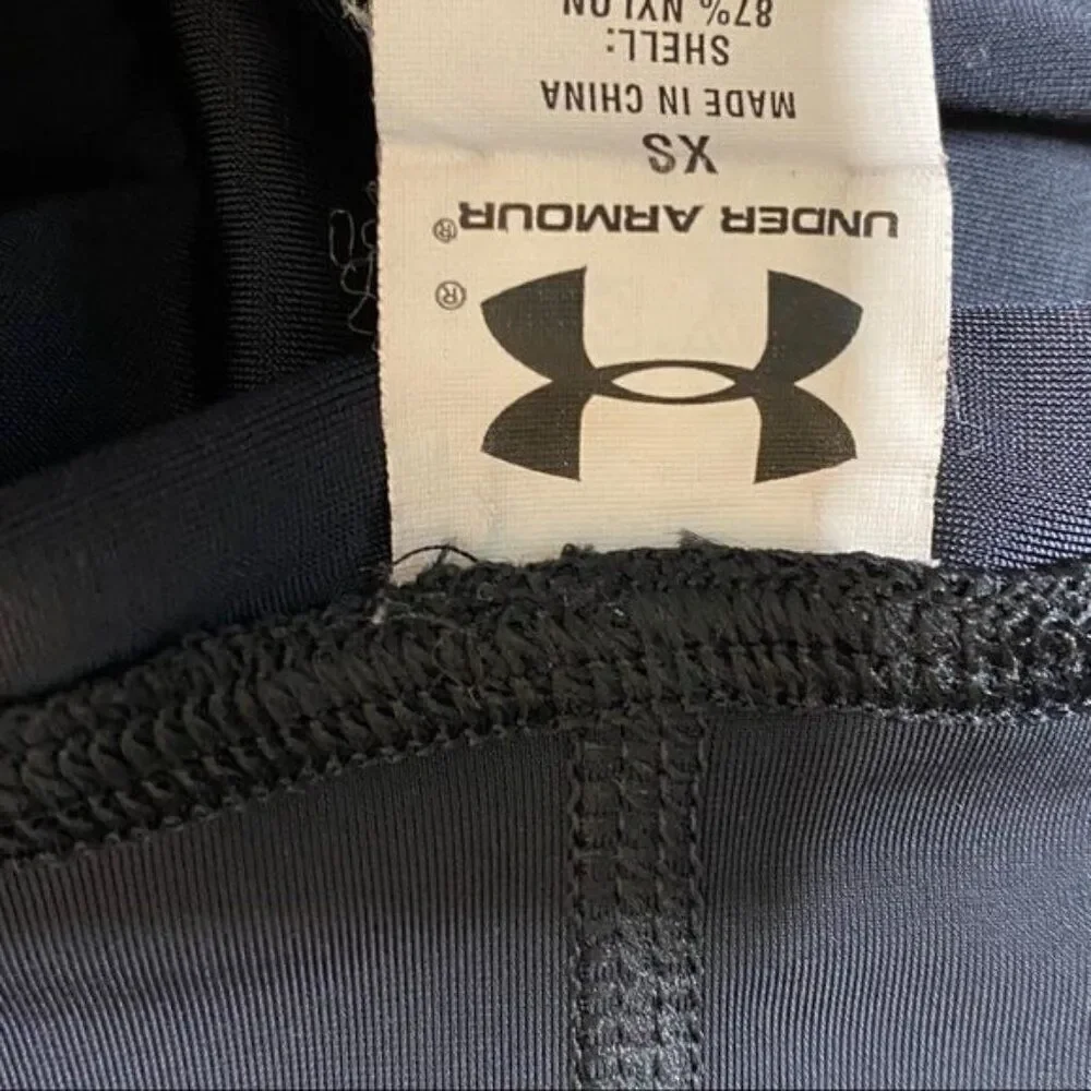 Under Armour Legging Size Extra Small Yellow Black